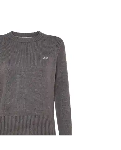 SUN 68 MAGLIONE SOLID WARM GRIGIO SUN 68 MAGLIONE SOLID WARM GRIGIO