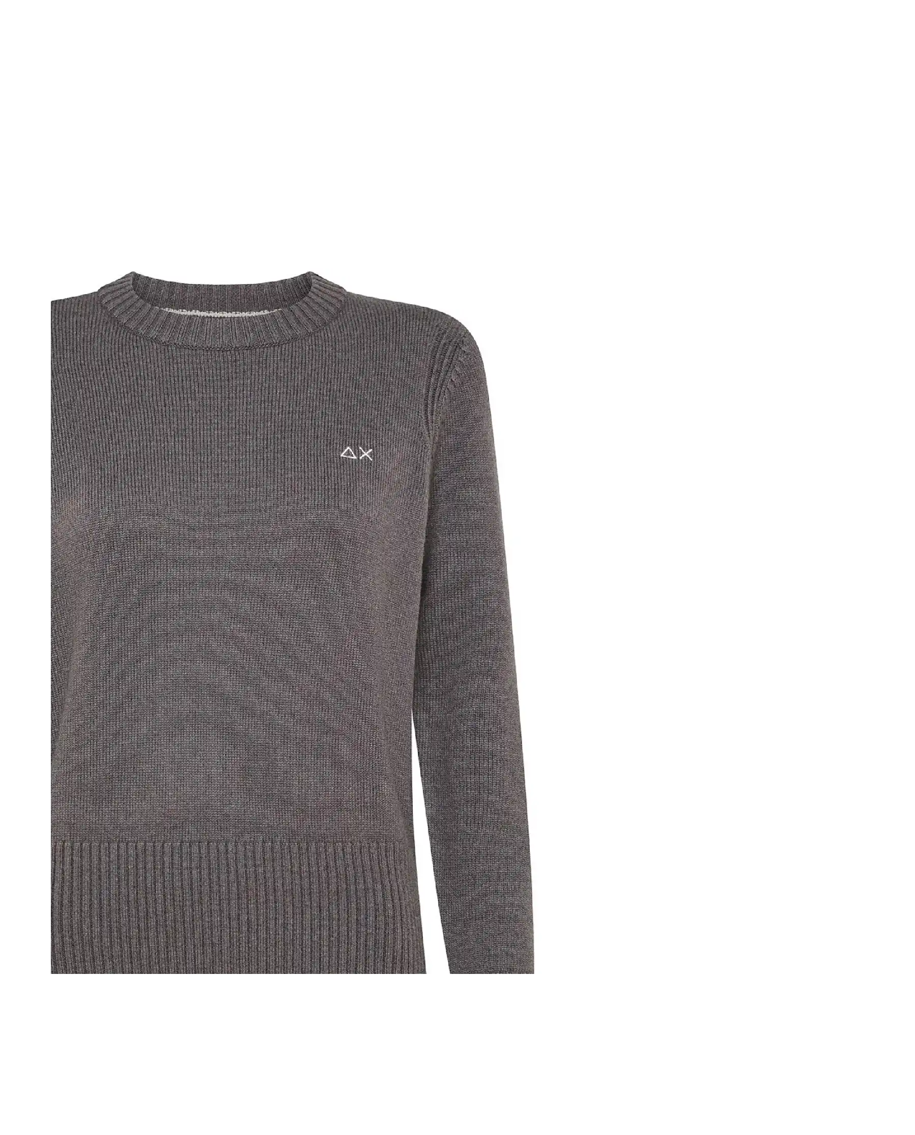 SUN 68 MAGLIONE SOLID WARM GRIGIO