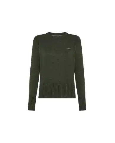 SUN 68 MAGLIONE SOLID WARM VERDE MILITARE SUN 68 MAGLIONE SOLID WARM VERDE MILITARE