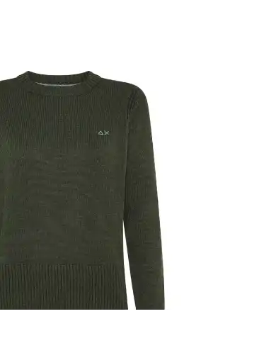 SUN 68 MAGLIONE SOLID WARM VERDE MILITARE SUN 68 MAGLIONE SOLID WARM VERDE MILITARE