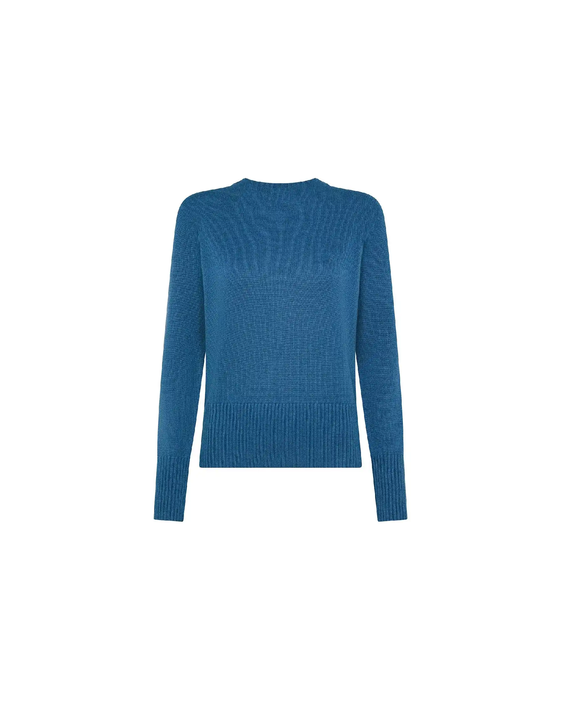 SUN 68 MAGLIONE SOLID WARM AZZURRO