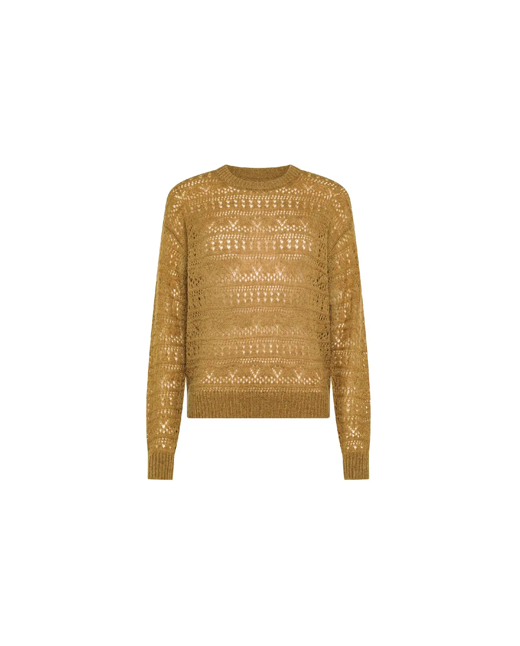 SUN 68 MAGLIA CROCHET CAMMELLO