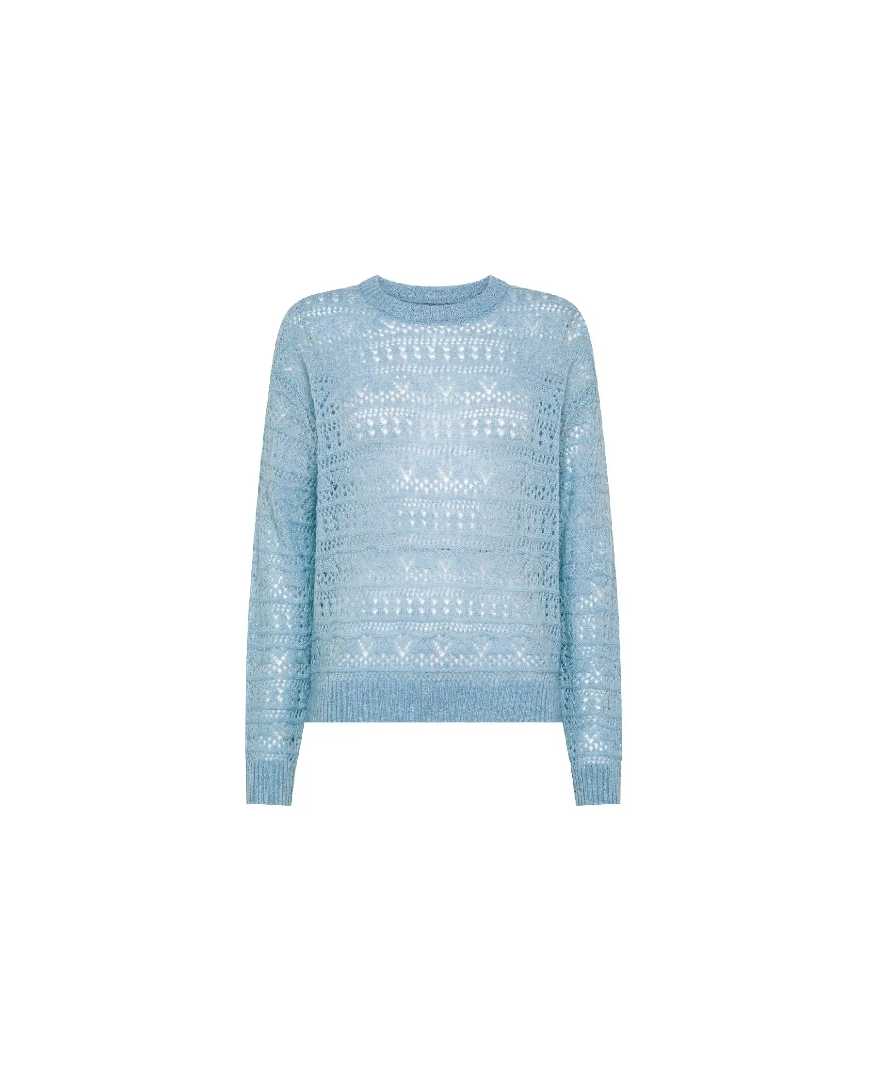 SUN 68 MAGLIA CROCHET CIELO