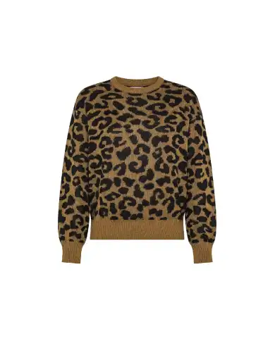 SUN 68 MAGLIONE LEOPARD MACULATO SUN 68 MAGLIONE LEOPARD MACULATO