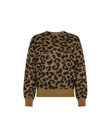 SUN 68 MAGLIONE LEOPARD MACULATO SUN 68 MAGLIONE LEOPARD MACULATO