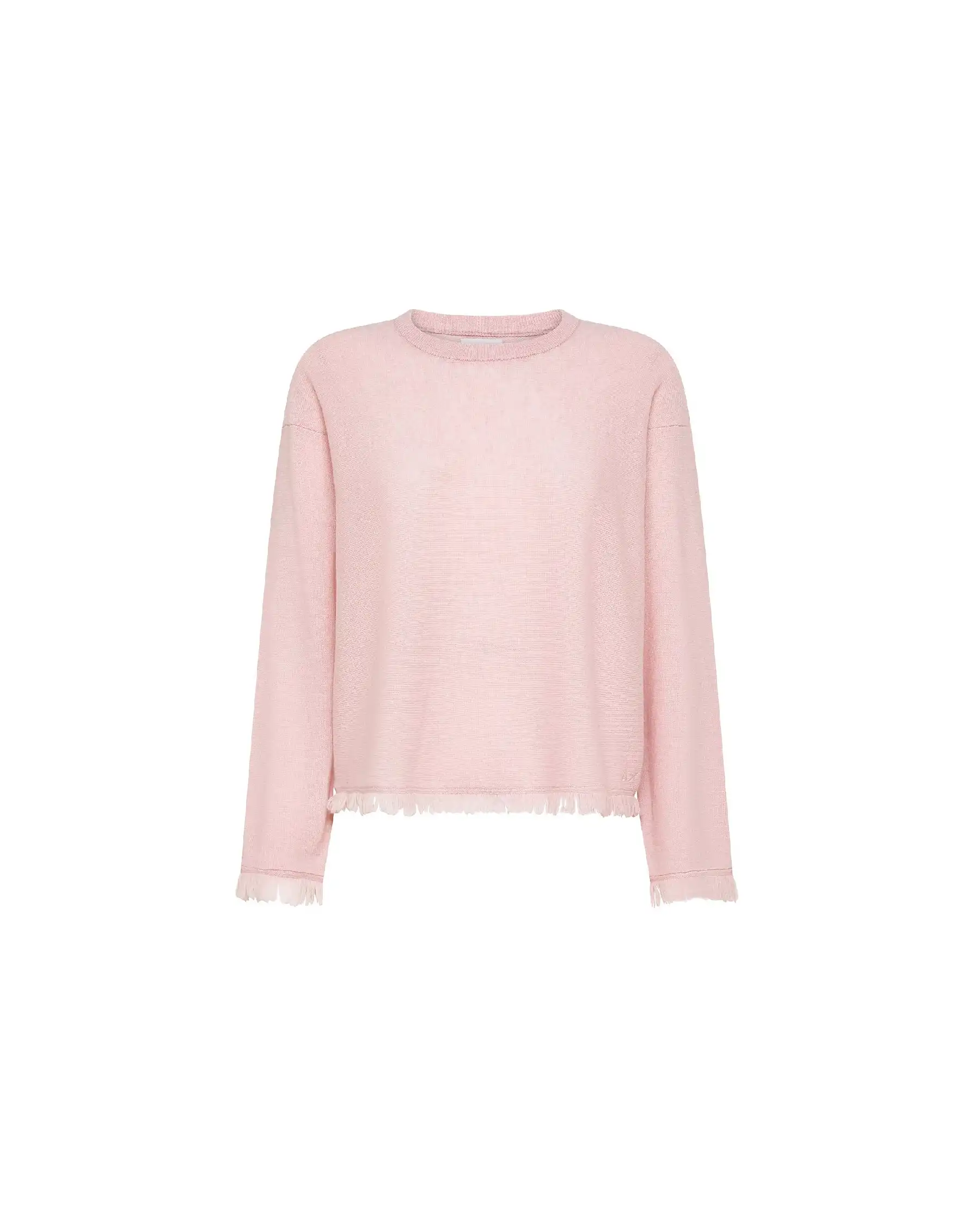 SUN 68 MAGLIA FRINGES ROSA