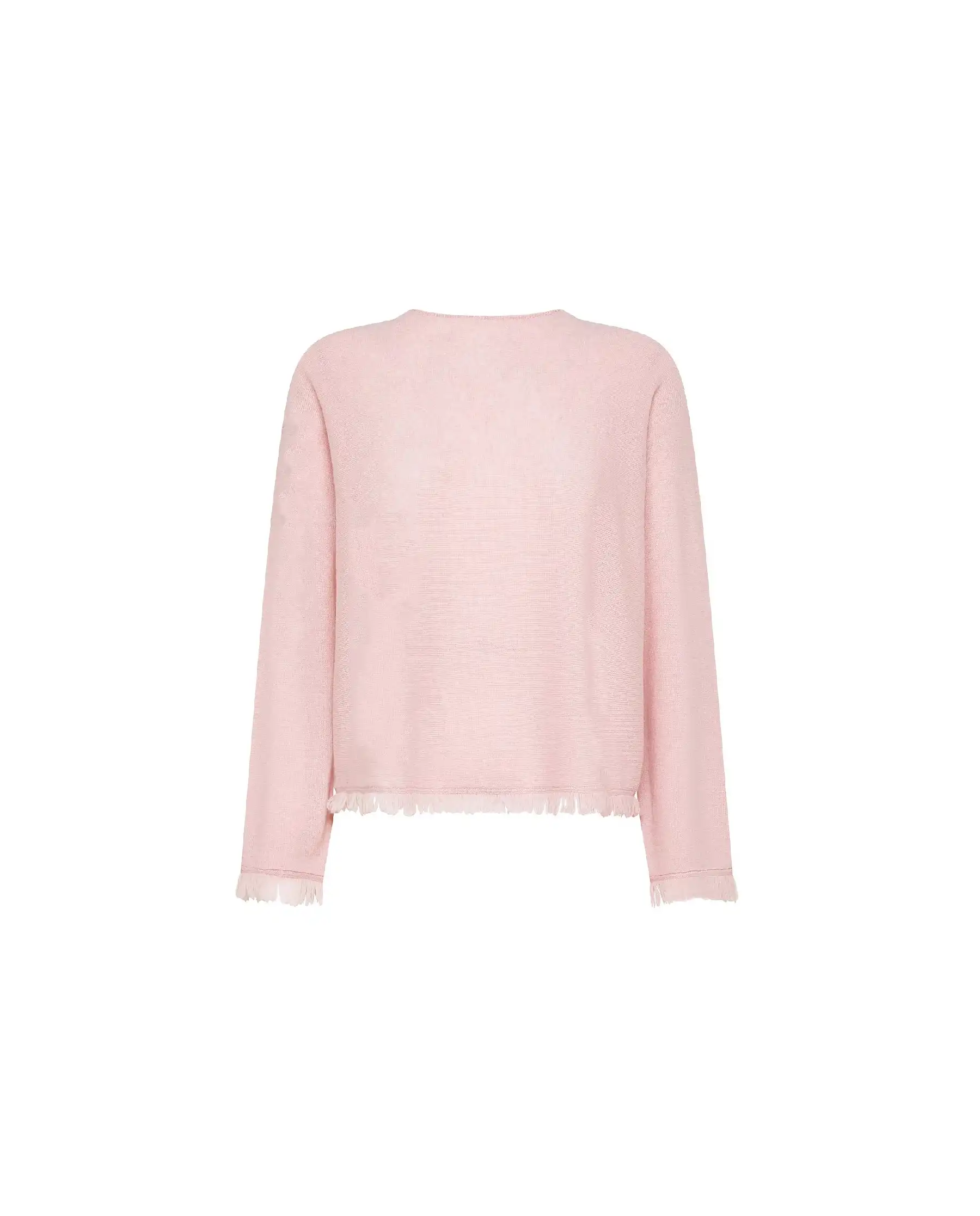 SUN 68 MAGLIA FRINGES ROSA