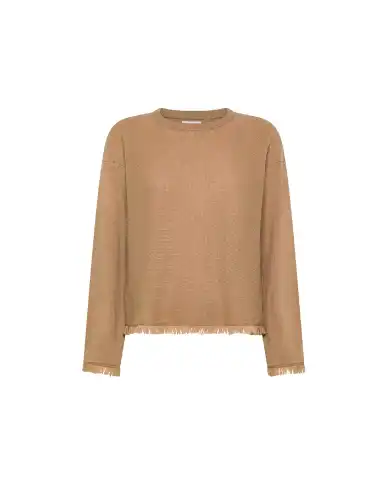 SUN 68 MAGLIA FRINGES CAMMELLO SUN 68 MAGLIA FRINGES CAMMELLO