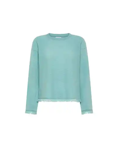 SUN 68 MAGLIA FRINGES CIELO SUN 68 MAGLIA FRINGES CIELO