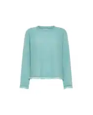 SUN 68 MAGLIA FRINGES CIELO