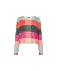 SUN 68 MAGLIONE CHECK MULTICOLOR