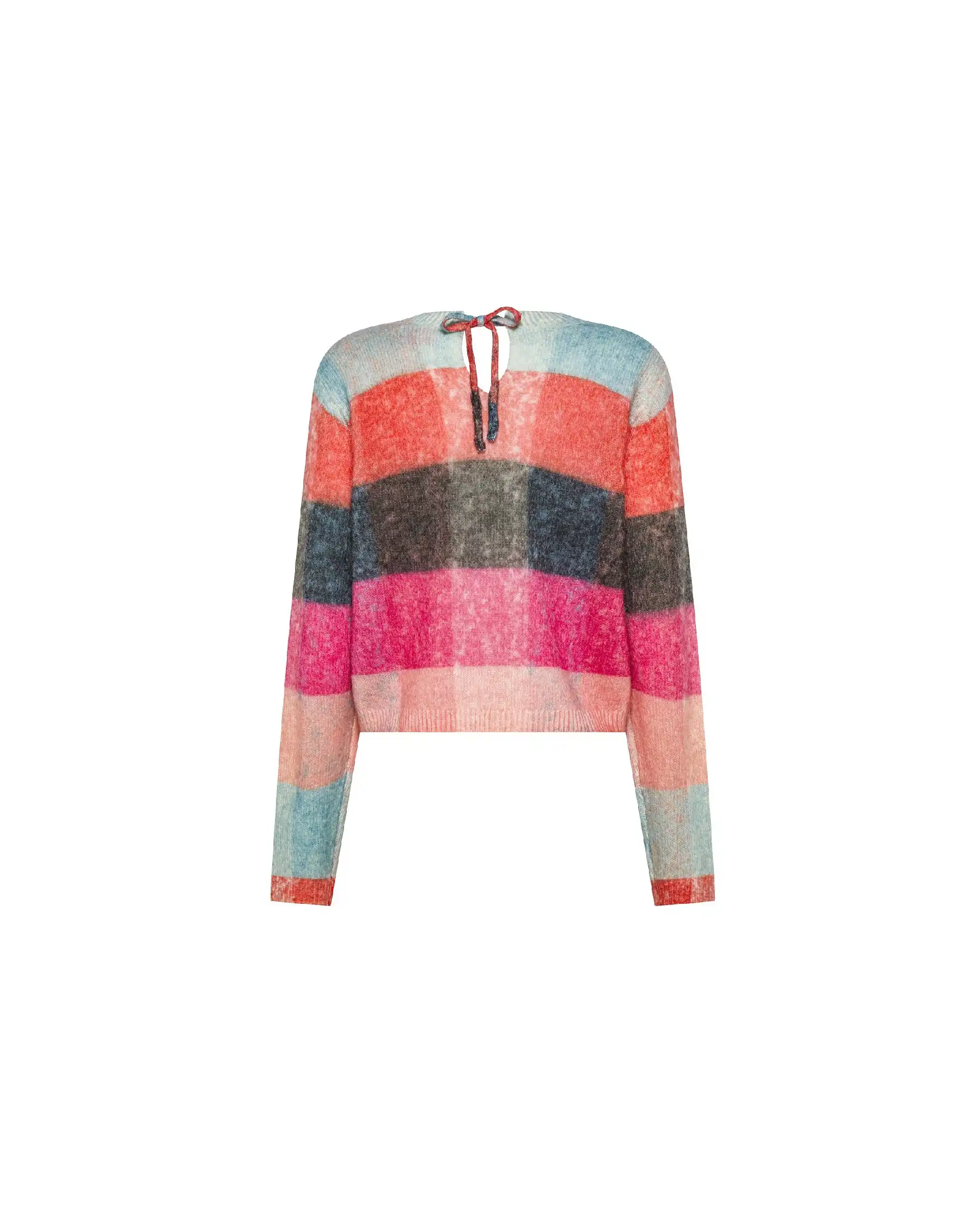 SUN 68 MAGLIONE CHECK MULTICOLOR