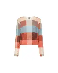 SUN 68 MAGLIONE CHECK MULTICOLOR