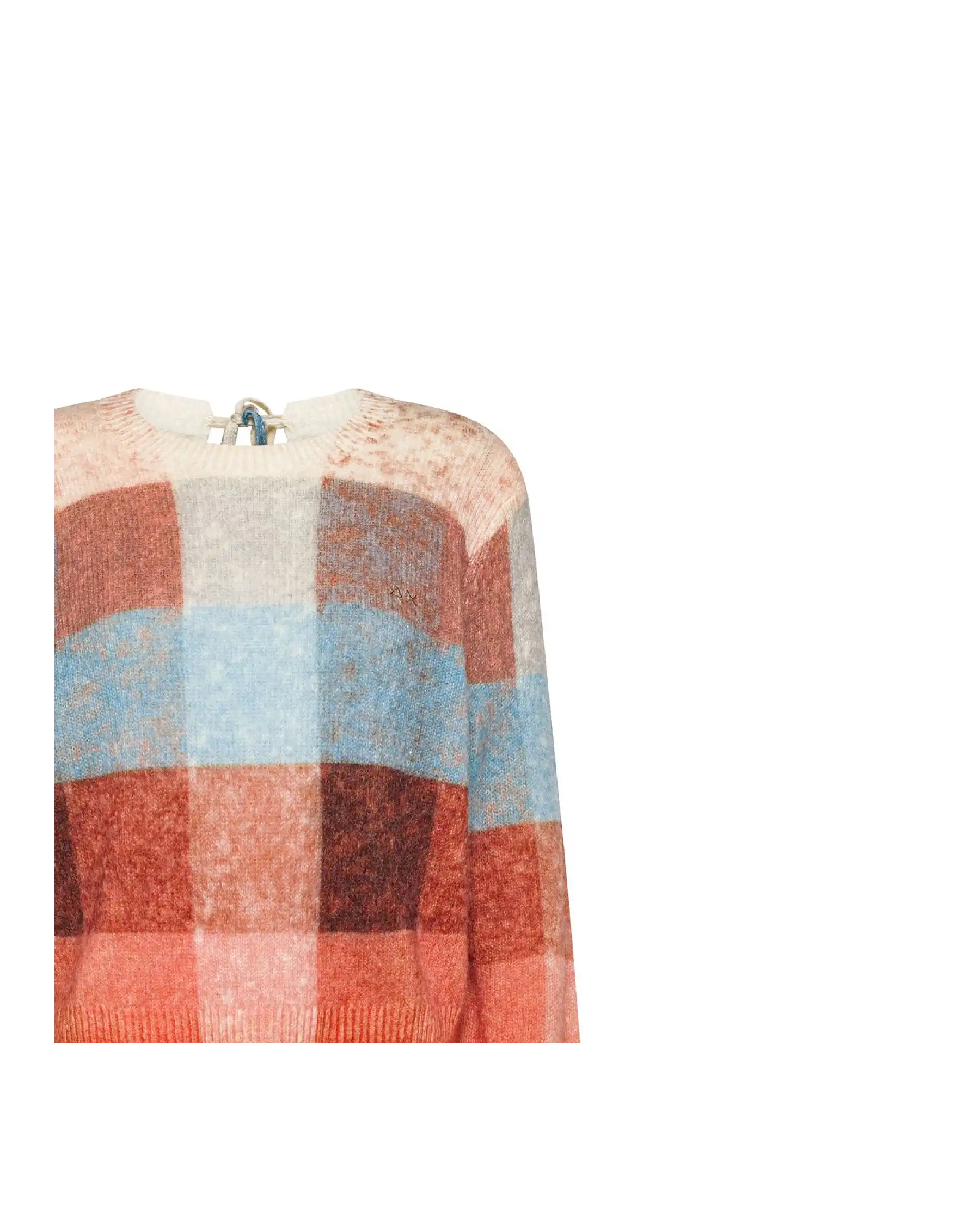 SUN 68 MAGLIONE CHECK MULTICOLOR