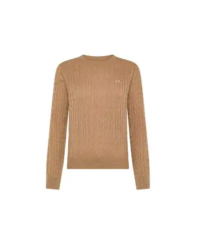 SUN 68 MAGLIONE CABLE CAMMELLO SUN 68 MAGLIONE CABLE CAMMELLO