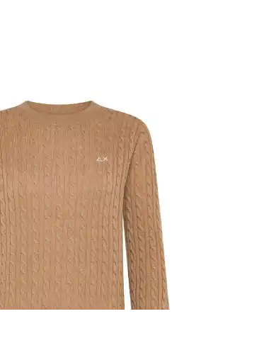 SUN 68 MAGLIONE CABLE CAMMELLO SUN 68 MAGLIONE CABLE CAMMELLO