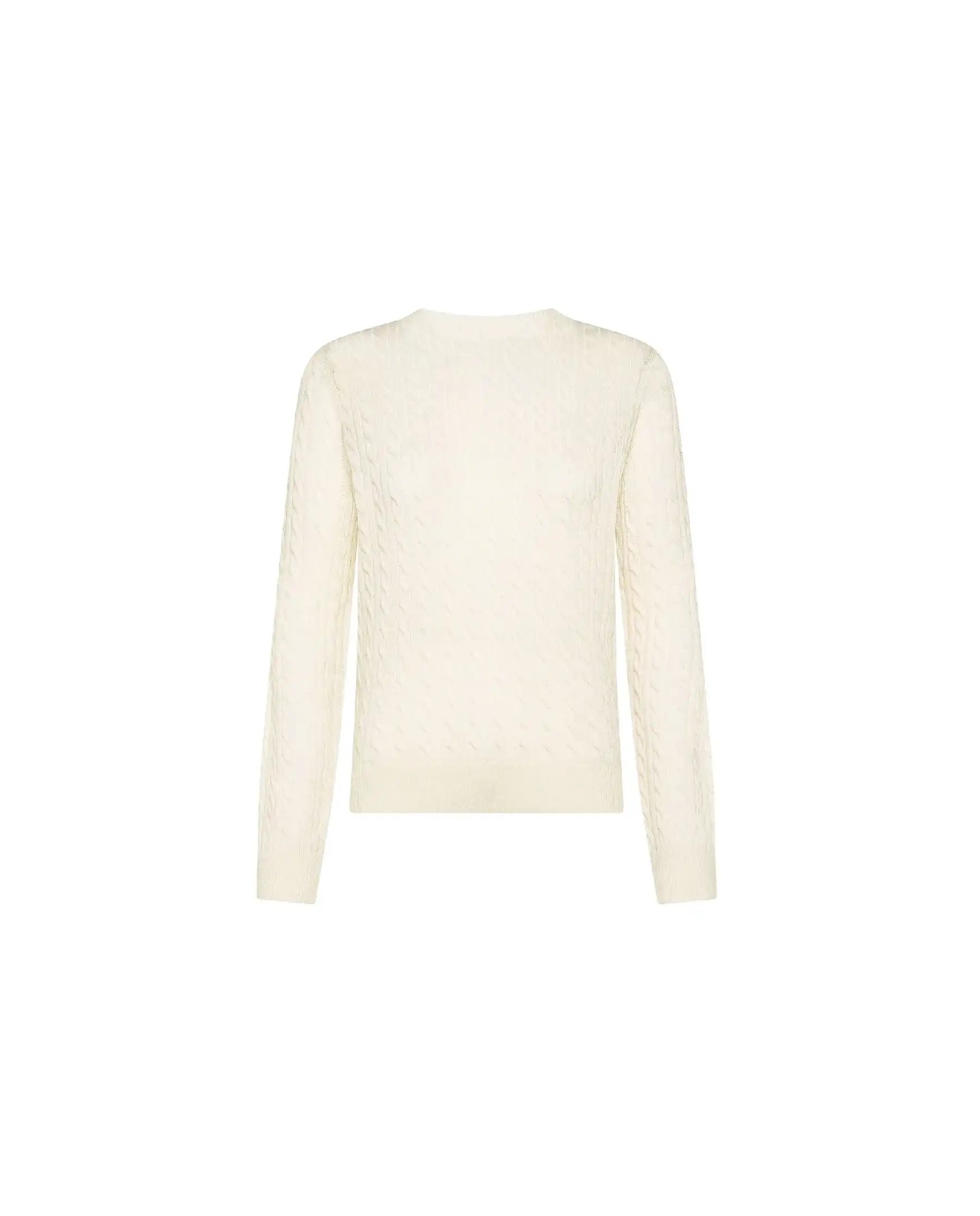 SUN 68 MAGLIONE CABLE PANNA