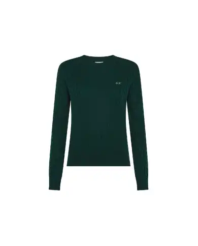 SUN 68 MAGLIONE CABLE VERDE SUN 68 MAGLIONE CABLE VERDE