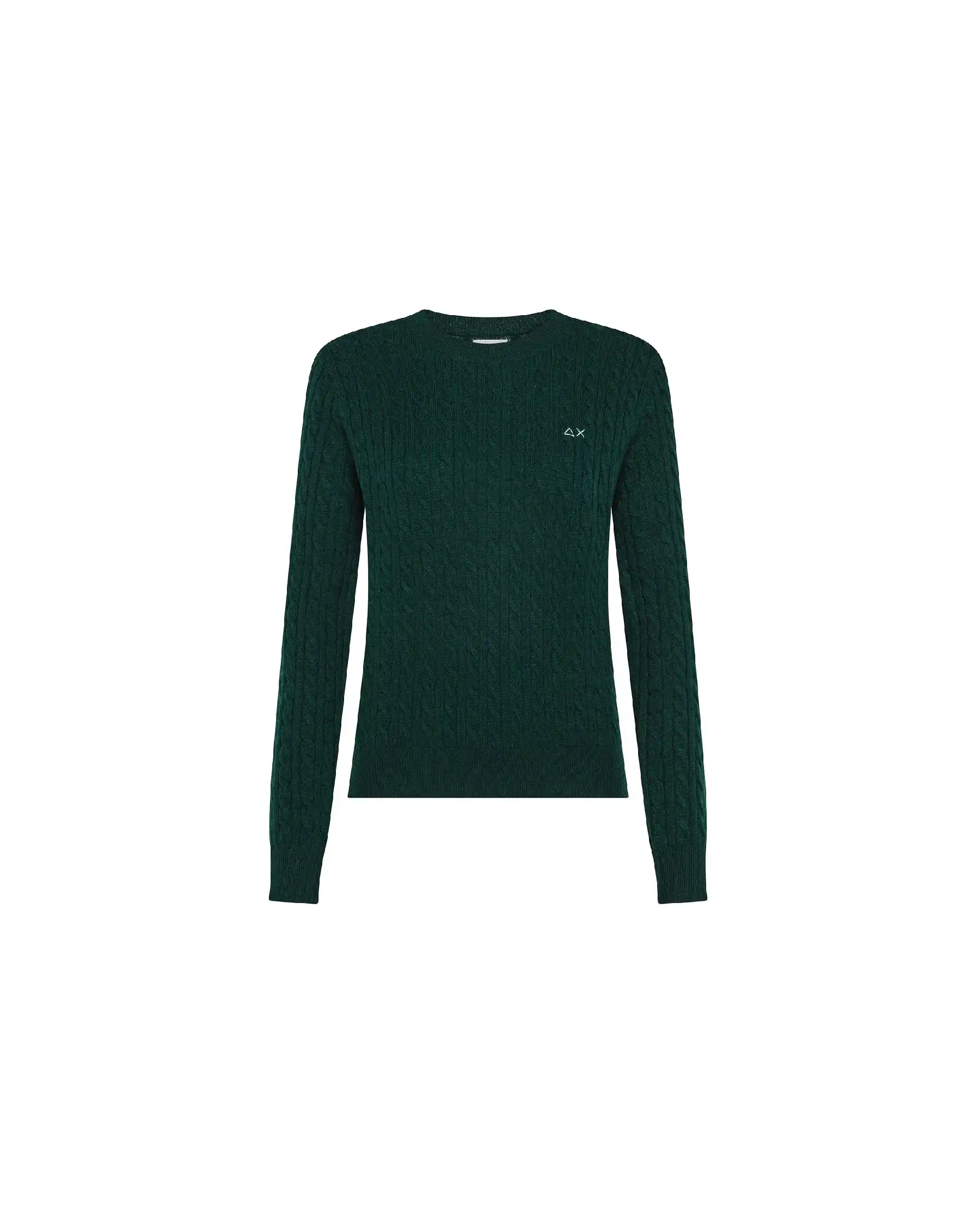 SUN 68 MAGLIONE CABLE VERDE