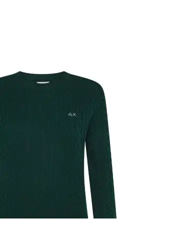 SUN 68 MAGLIONE CABLE VERDE SUN 68 MAGLIONE CABLE VERDE