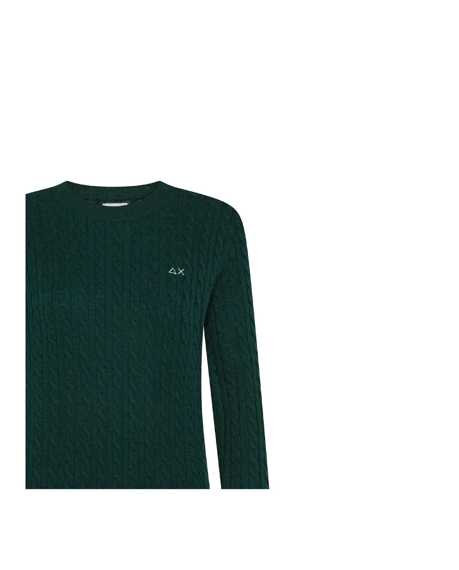 SUN 68 MAGLIONE CABLE VERDE