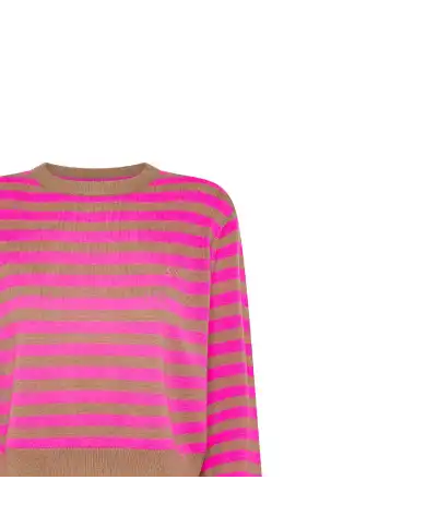 SUN 68 MAGLIA STRIPES CAMMELLO SUN 68 MAGLIA STRIPES CAMMELLO