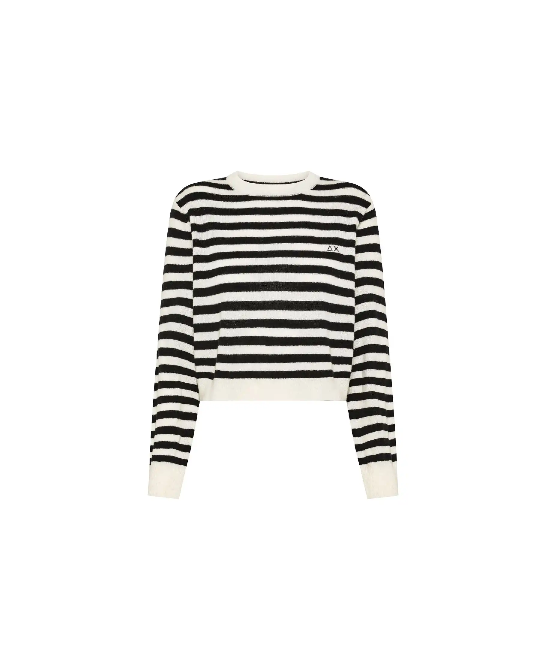 SUN 68 MAGLIA STRIPES PANNA