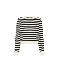 SUN 68 MAGLIA STRIPES PANNA