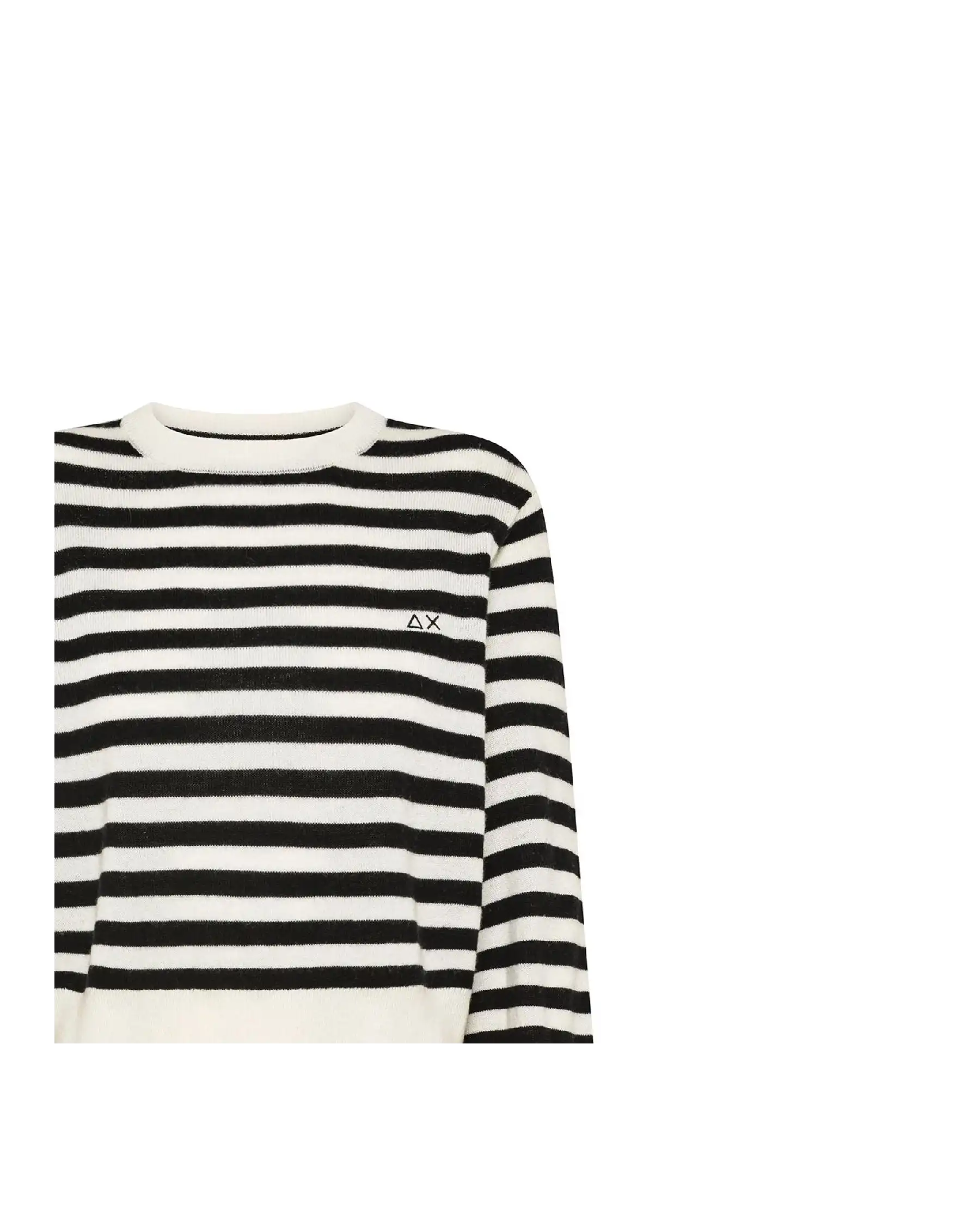 SUN 68 MAGLIA STRIPES PANNA
