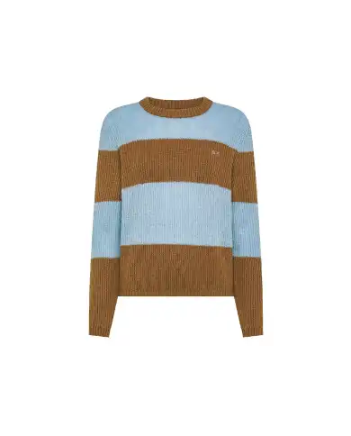SUN 68 MAGLIONE COLOR BLOCK CAMMELLO SUN 68 MAGLIONE COLOR BLOCK CAMMELLO