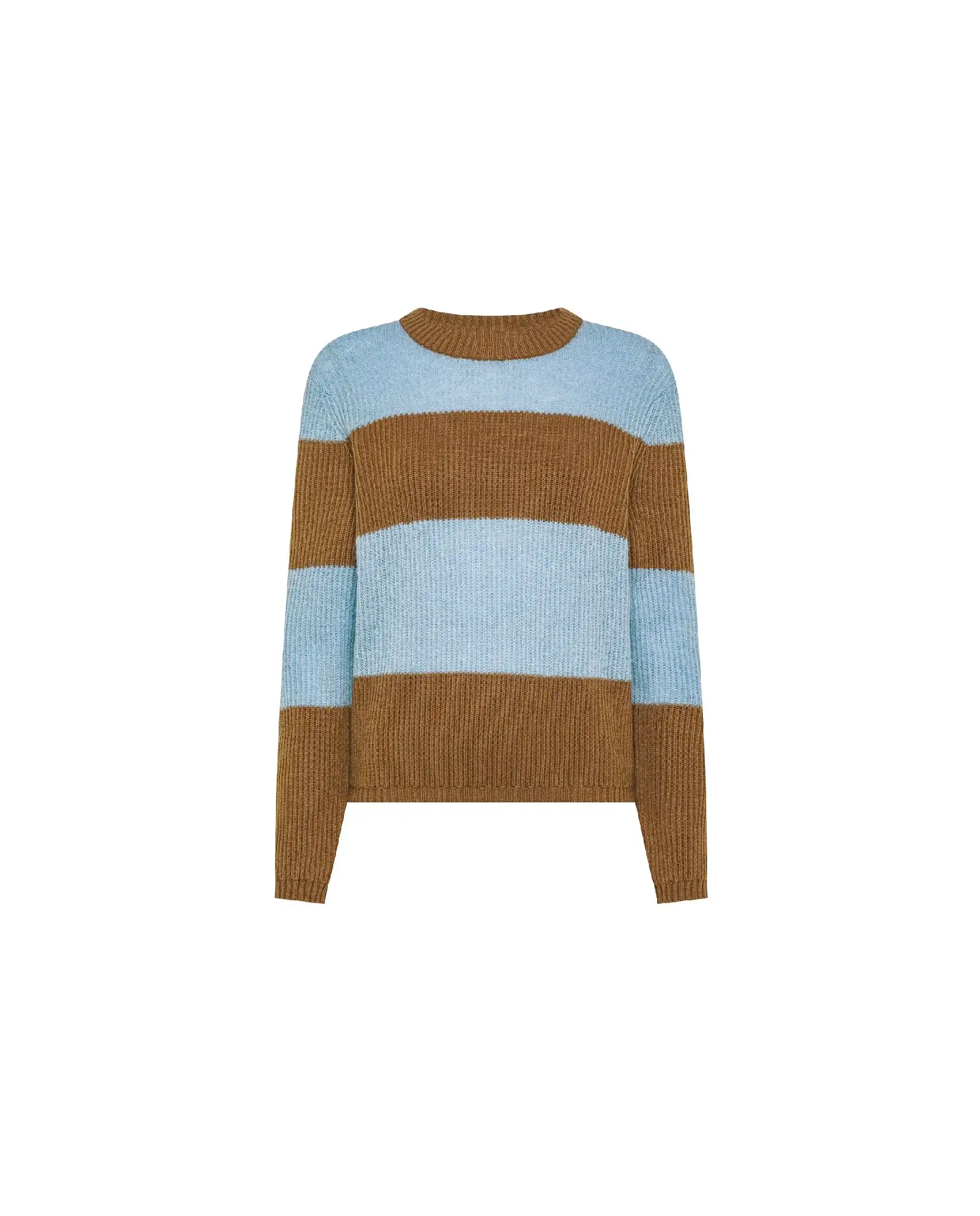 SUN 68 MAGLIONE COLOR BLOCK CAMMELLO