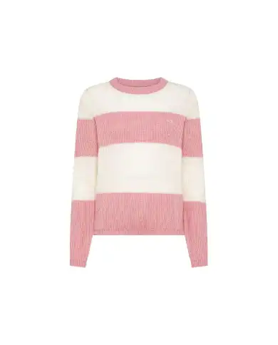 SUN 68 MAGLIONE COLOR BLOCK ROSA SUN 68 MAGLIONE COLOR BLOCK ROSA
