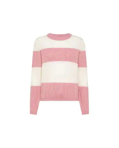 SUN 68 MAGLIONE COLOR BLOCK ROSA SUN 68 MAGLIONE COLOR BLOCK ROSA