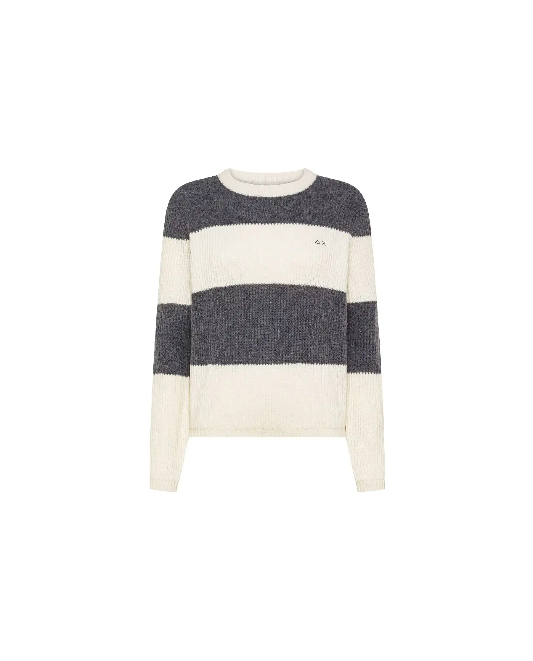 SUN 68 MAGLIONE COLOR BLOCK PANNA