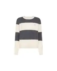 SUN 68 MAGLIONE COLOR BLOCK PANNA SUN 68 MAGLIONE COLOR BLOCK PANNA