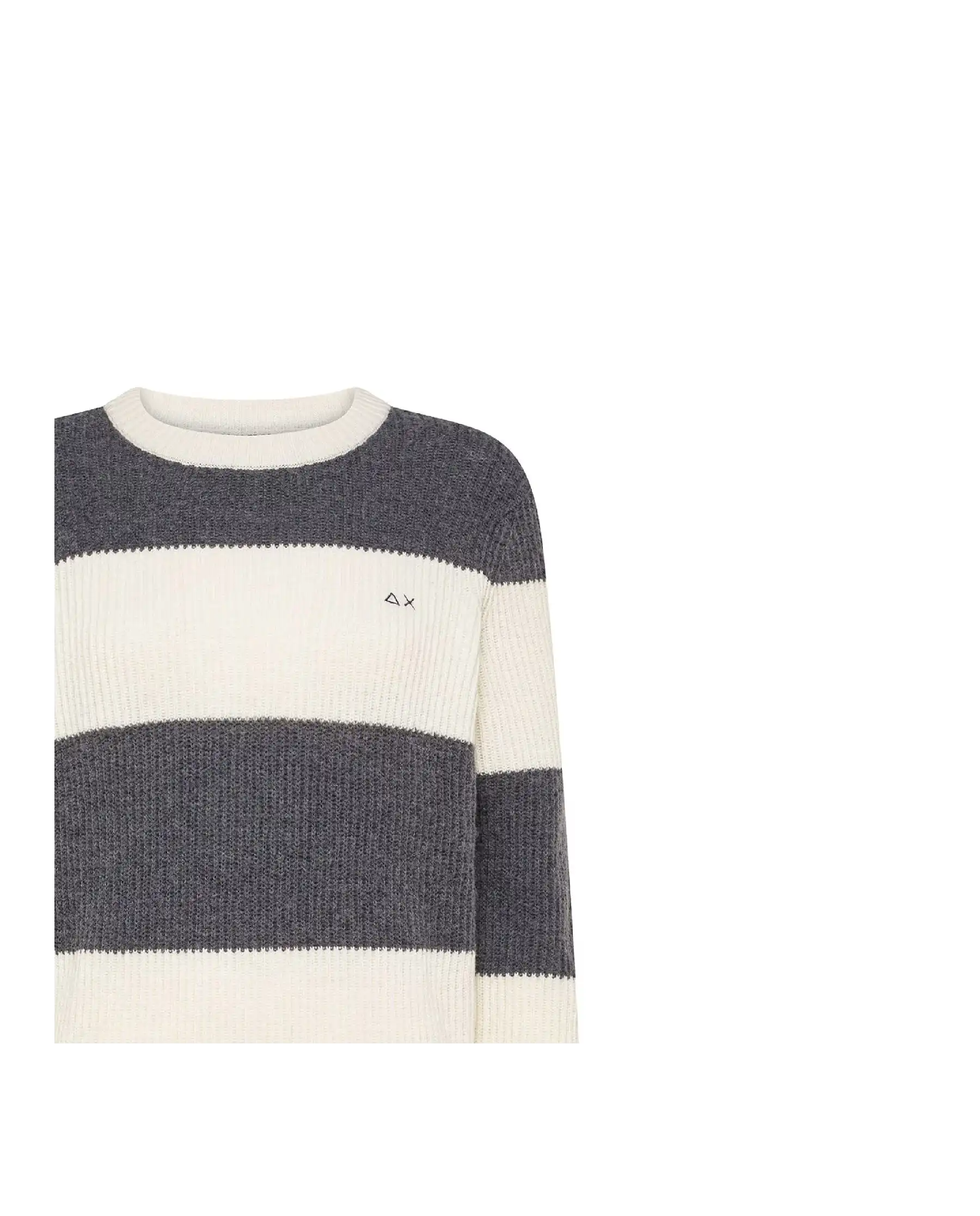 SUN 68 MAGLIONE COLOR BLOCK PANNA