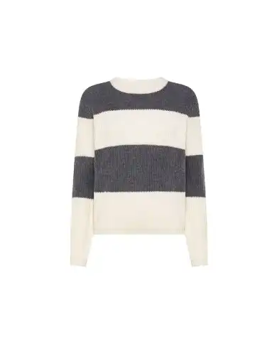 SUN 68 MAGLIONE COLOR BLOCK PANNA SUN 68 MAGLIONE COLOR BLOCK PANNA