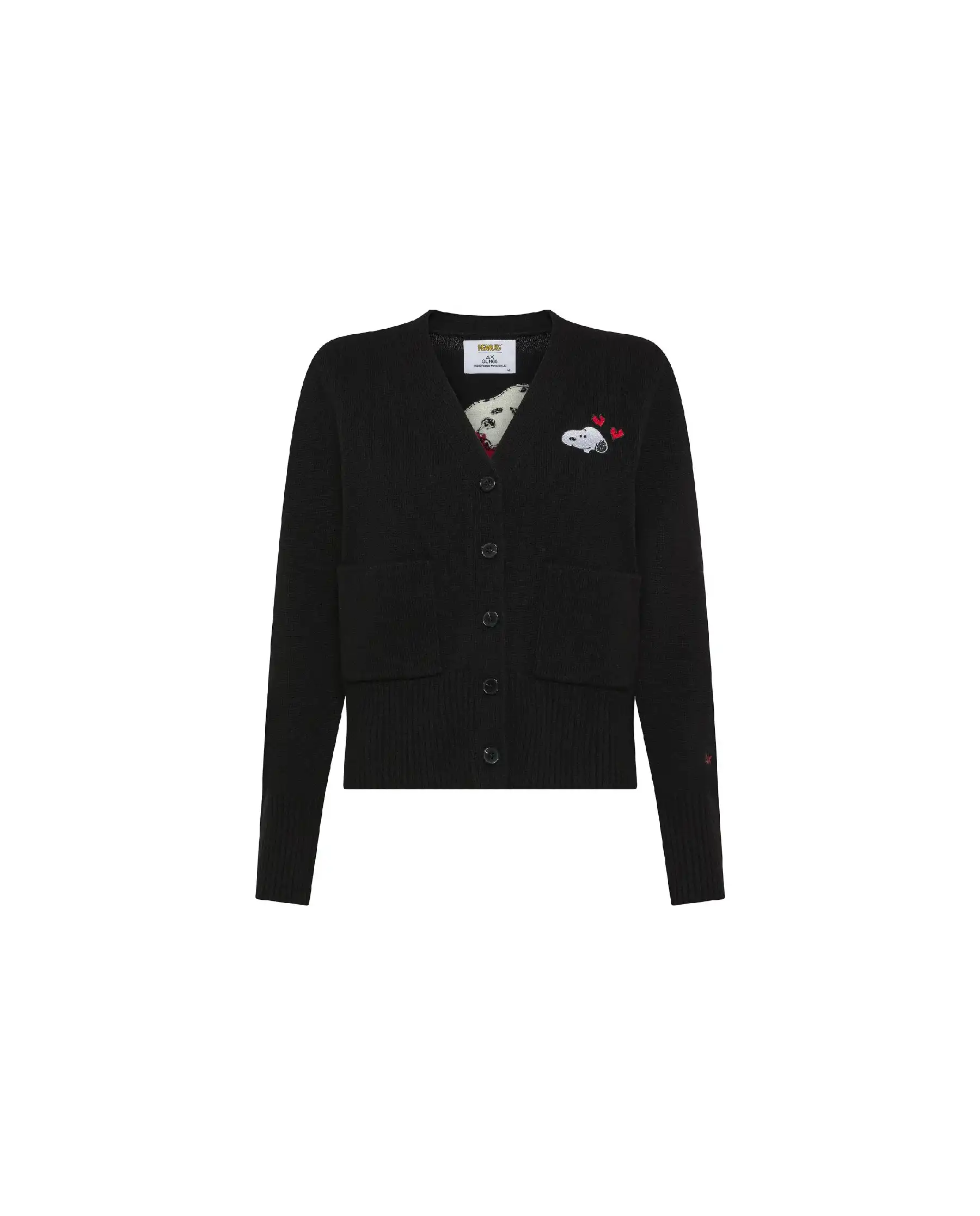 SUN 68 CARDIGAN PEANUTS NERO SUN 68 CARDIGAN PEANUTS NERO