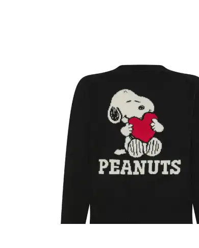 SUN 68 CARDIGAN PEANUTS NERO SUN 68 CARDIGAN PEANUTS NERO