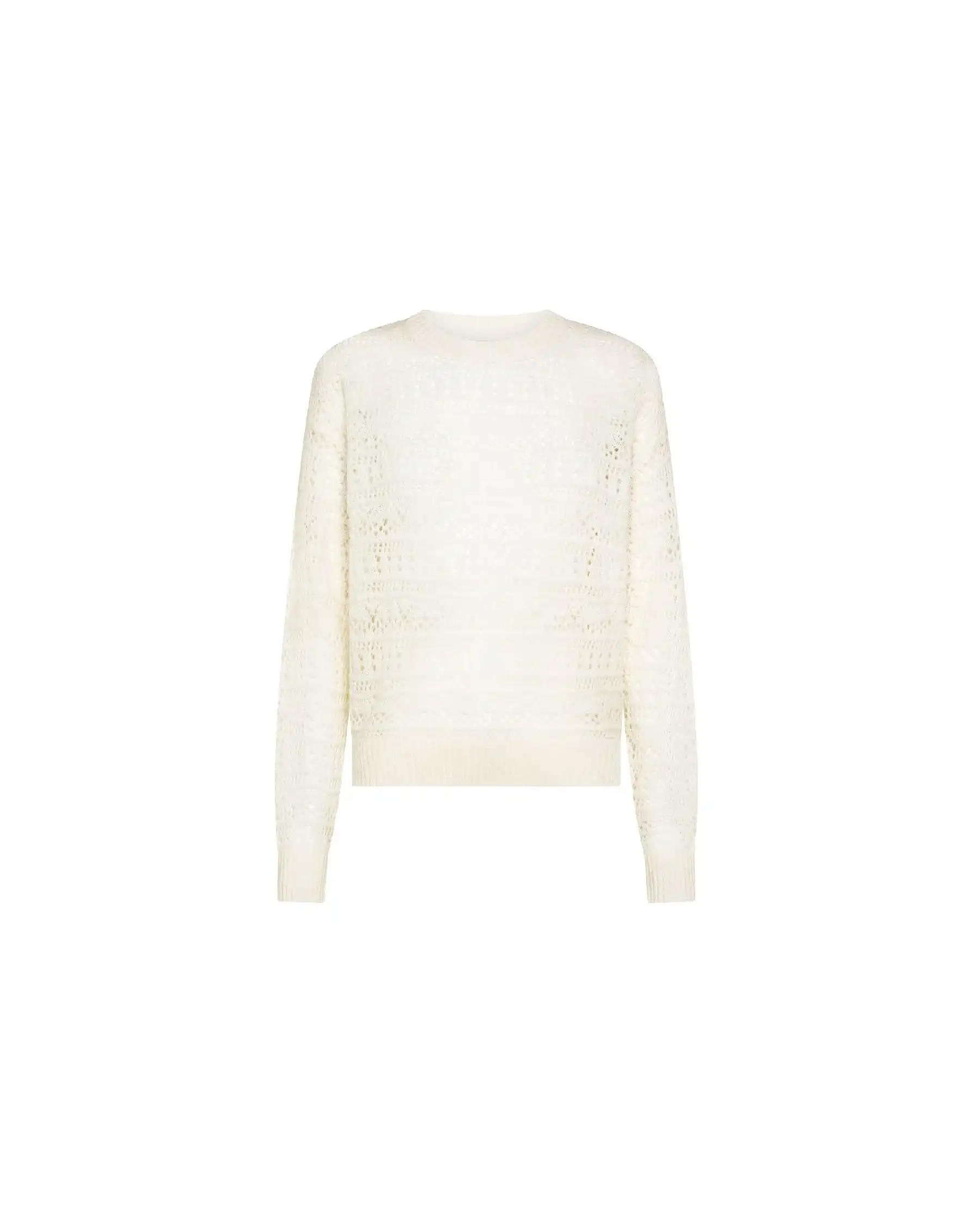 SUN 68 MAGLIA CROCHET PANNA