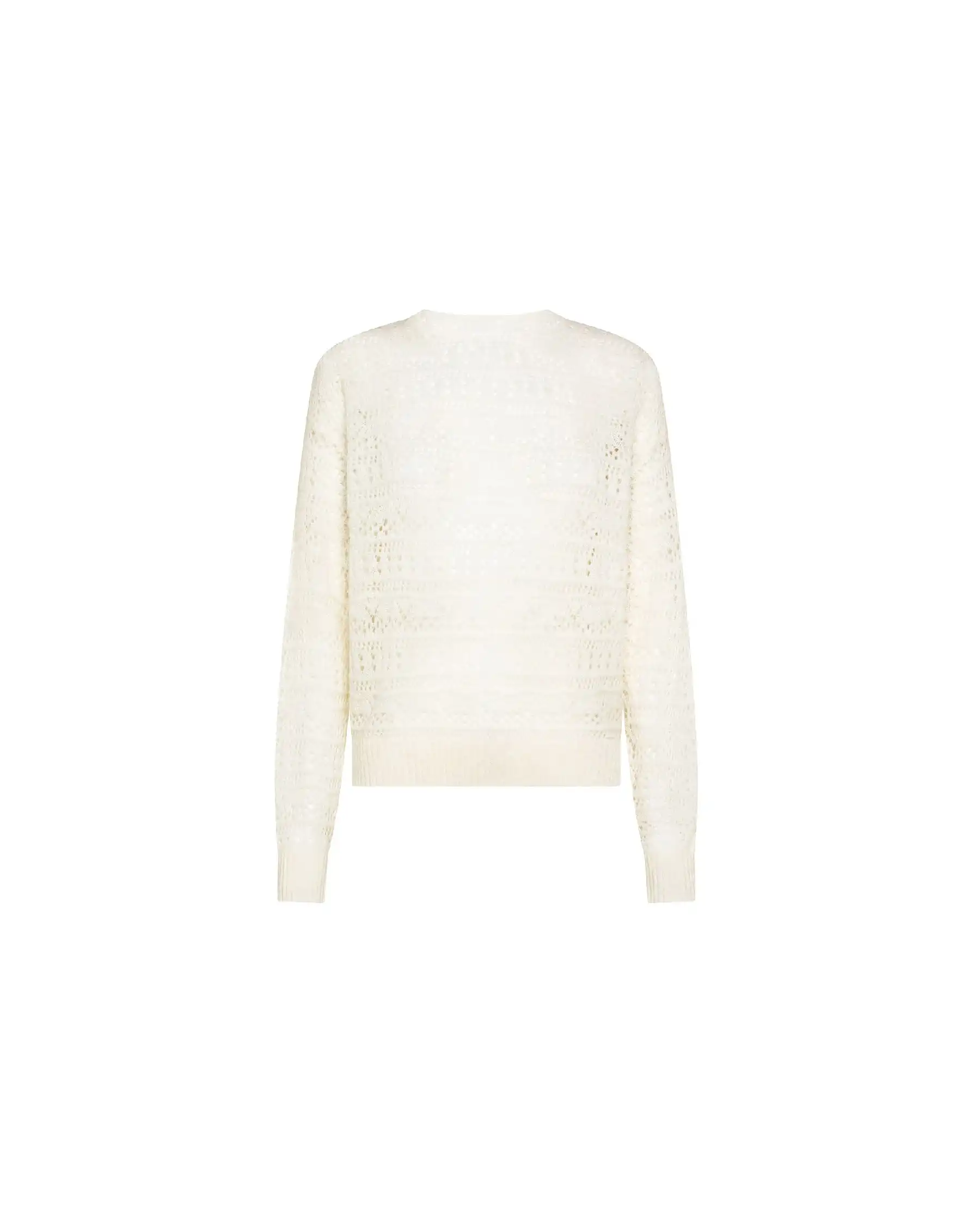 SUN 68 MAGLIA CROCHET PANNA