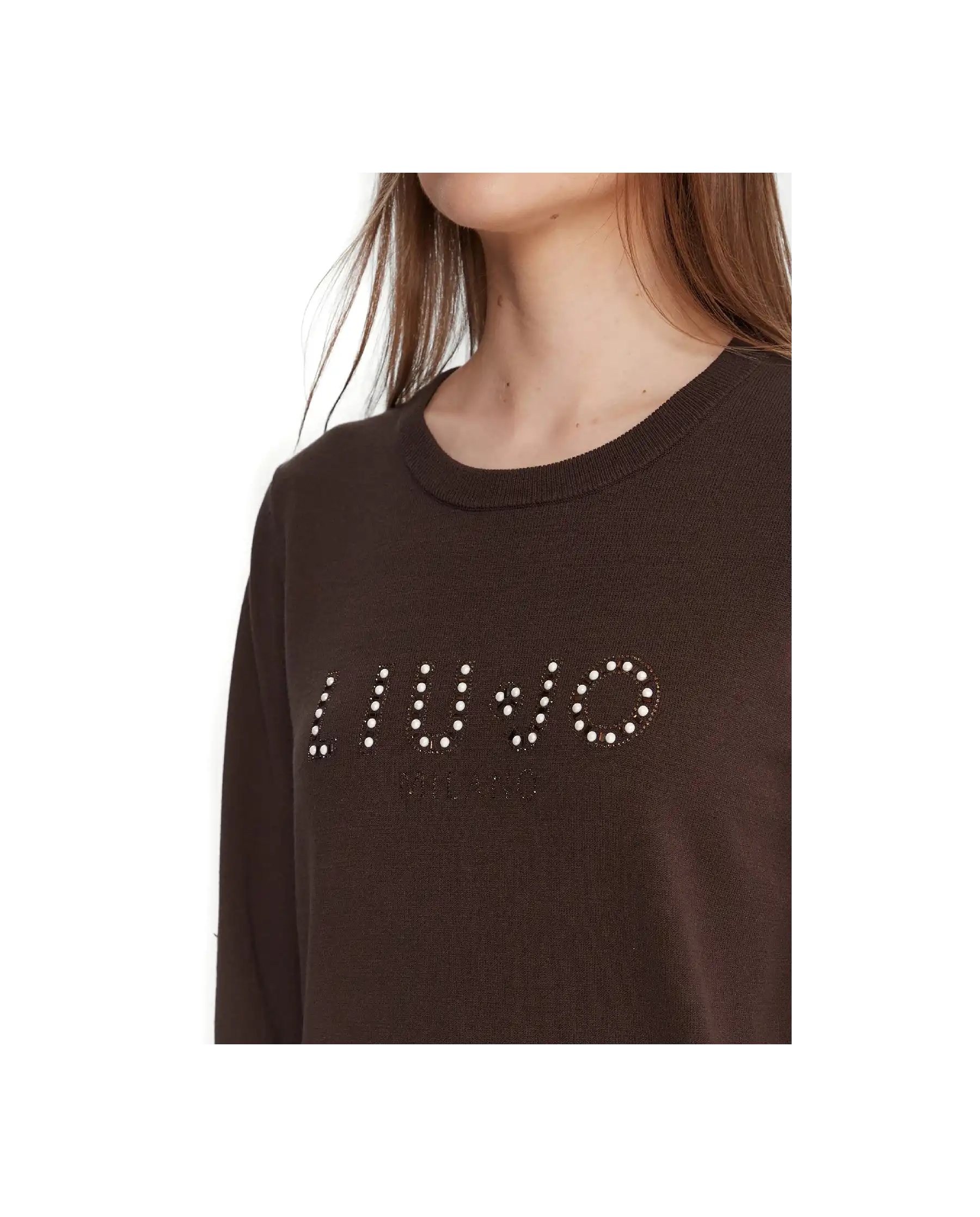 LIU JO MAGLIA MARRONE