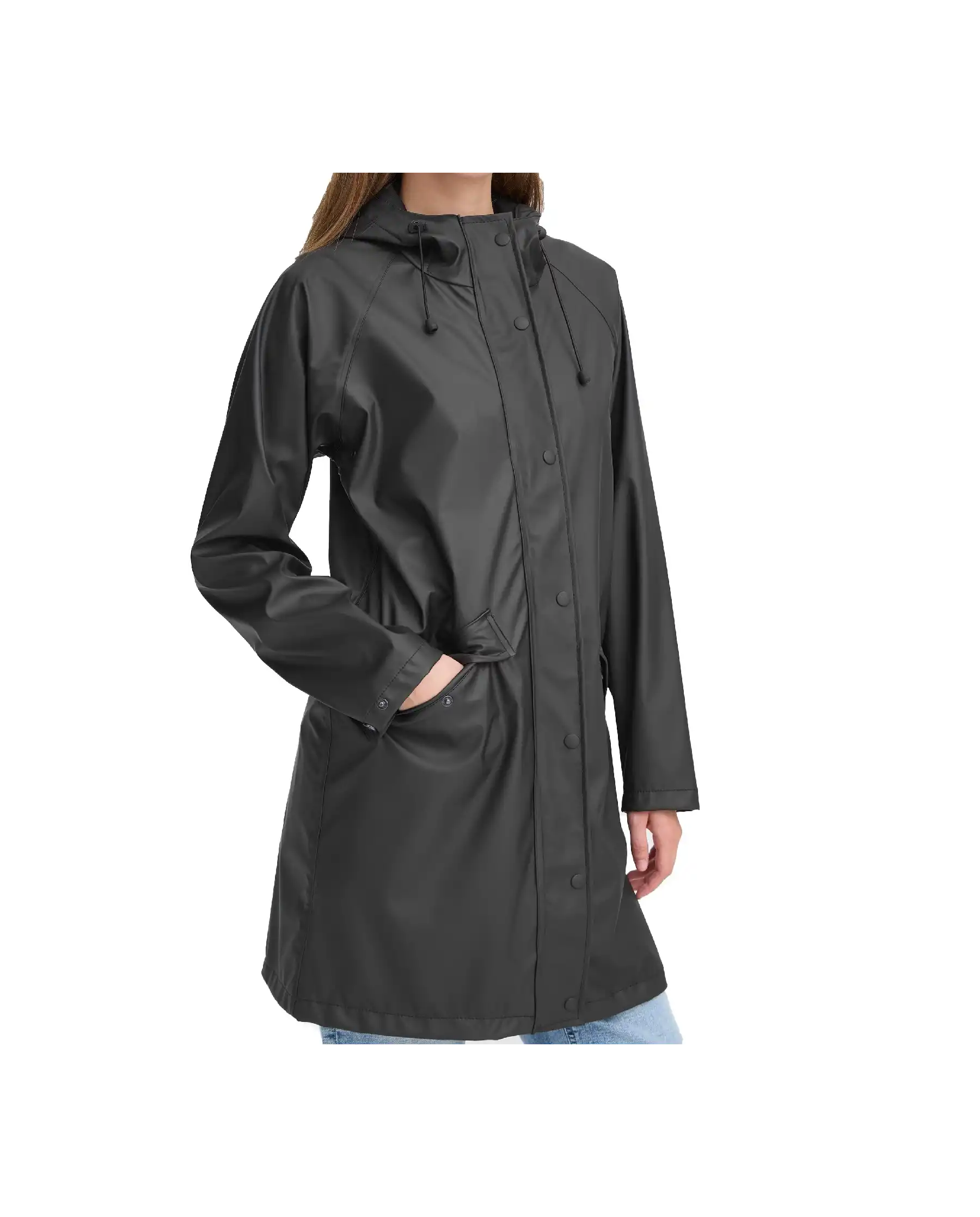 ICHI IMPERMEABILE NERO