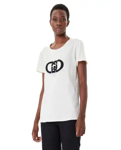 LIU JO T-SHIRT BIANCO LIU JO T-SHIRT BIANCO
