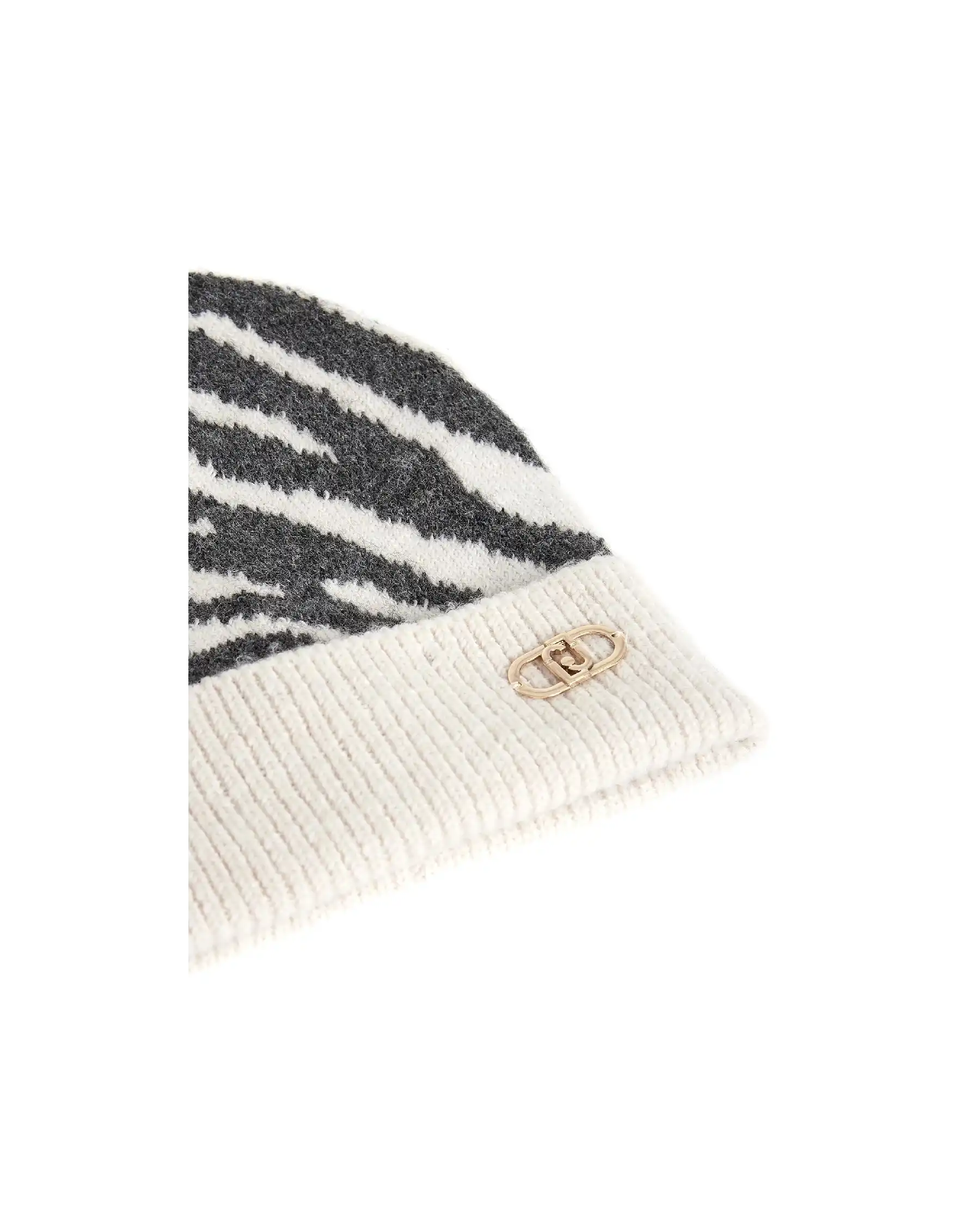 LIU JO BERRETTO ZEBRA BIANCO