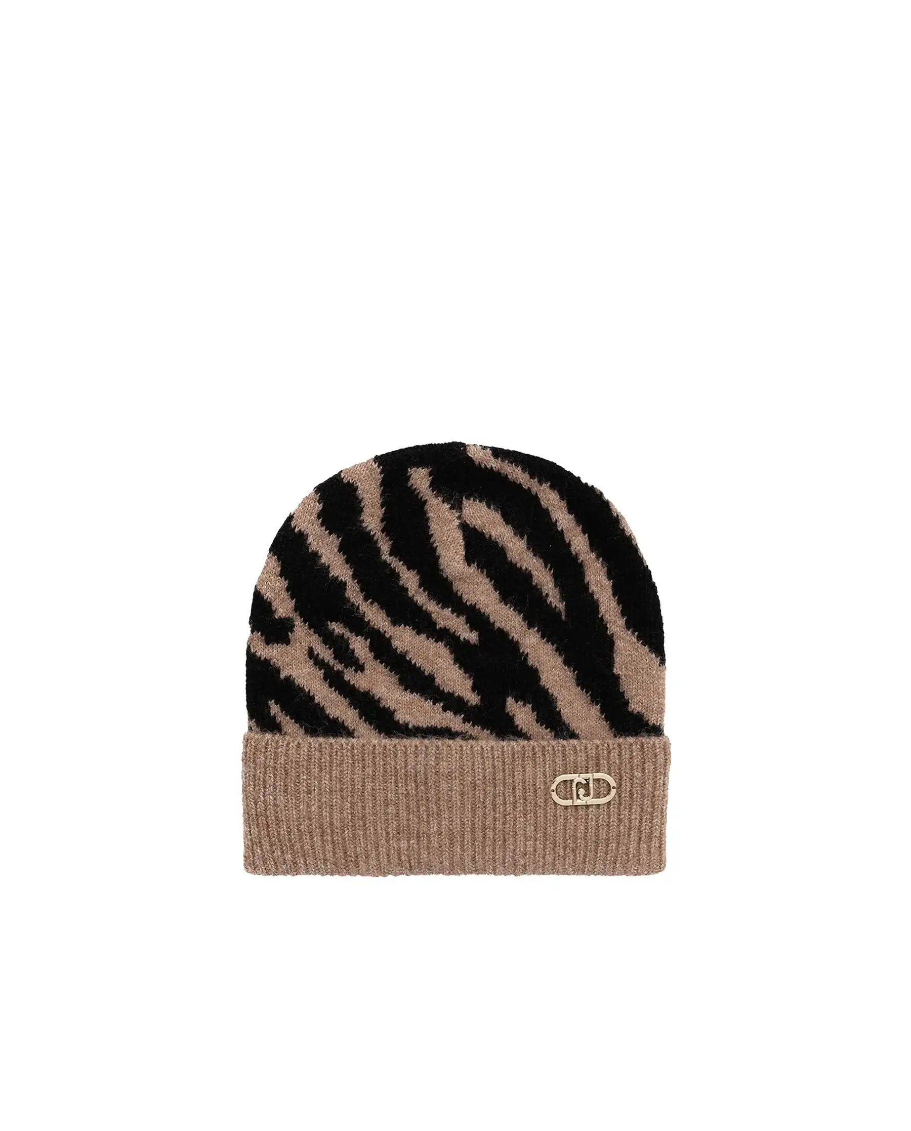 LIU JO BERRETTO ZEBRA CAMMELLO