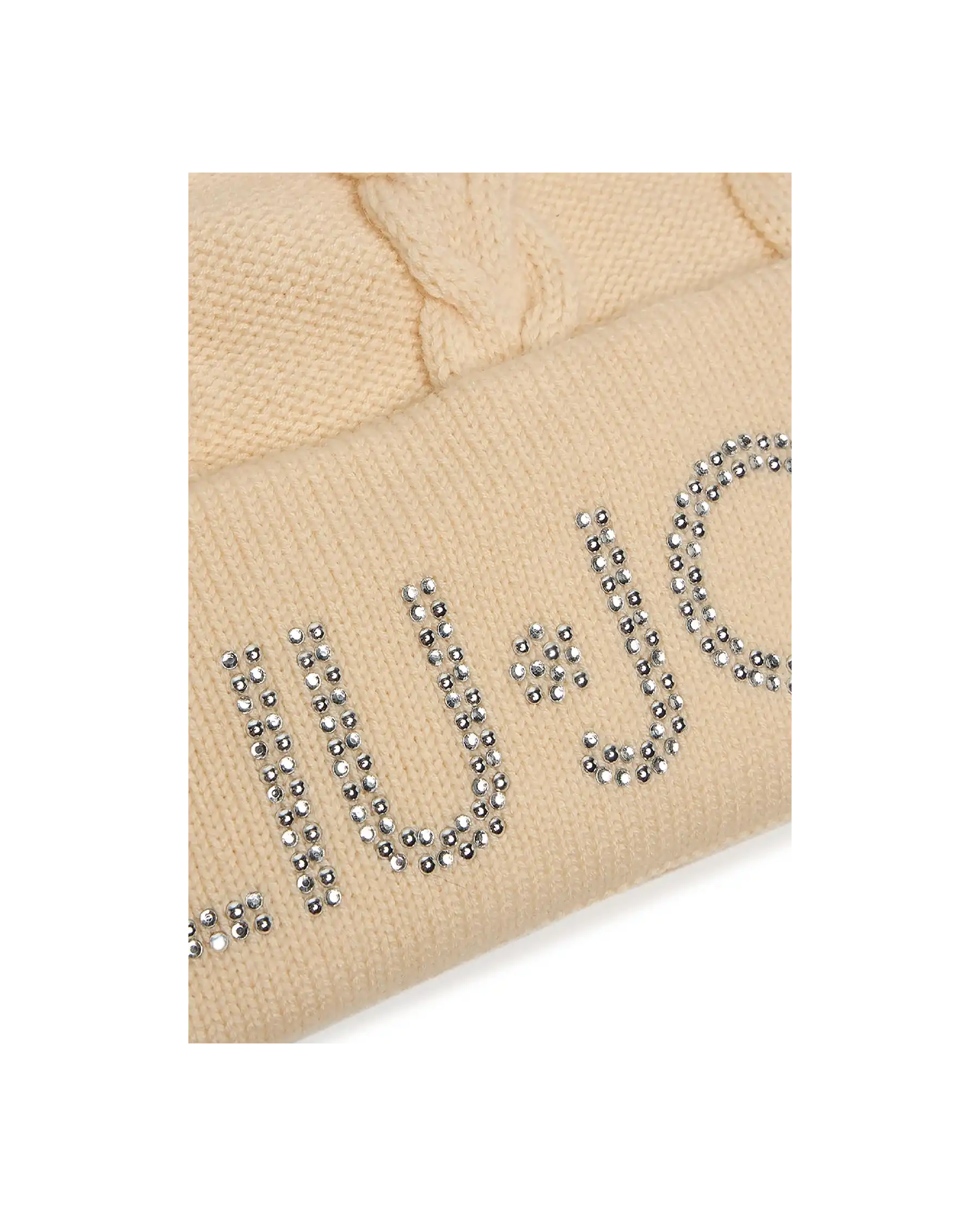 LIU JO BERRETTO CON PONPON BEIGE