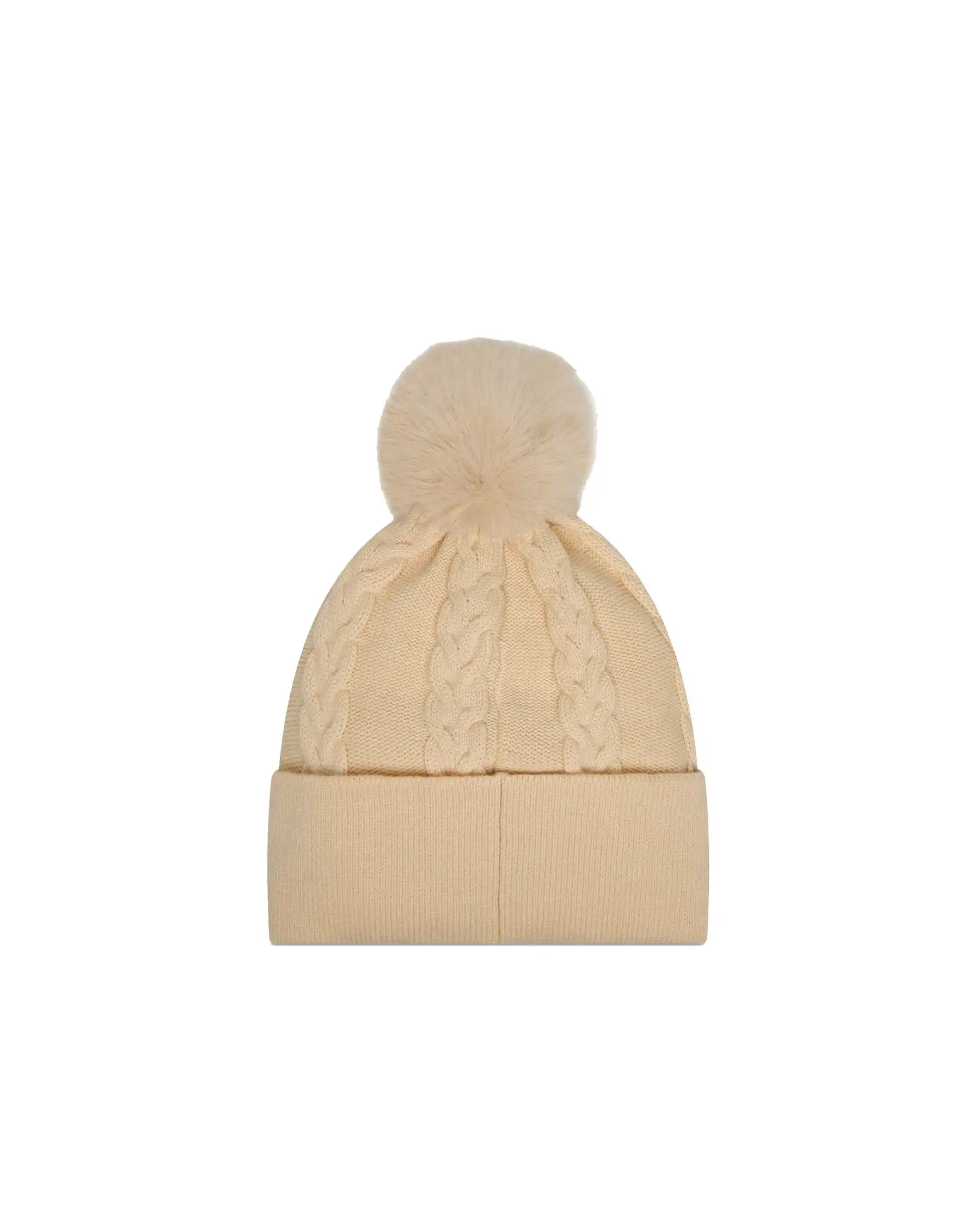 LIU JO BERRETTO CON PONPON BEIGE