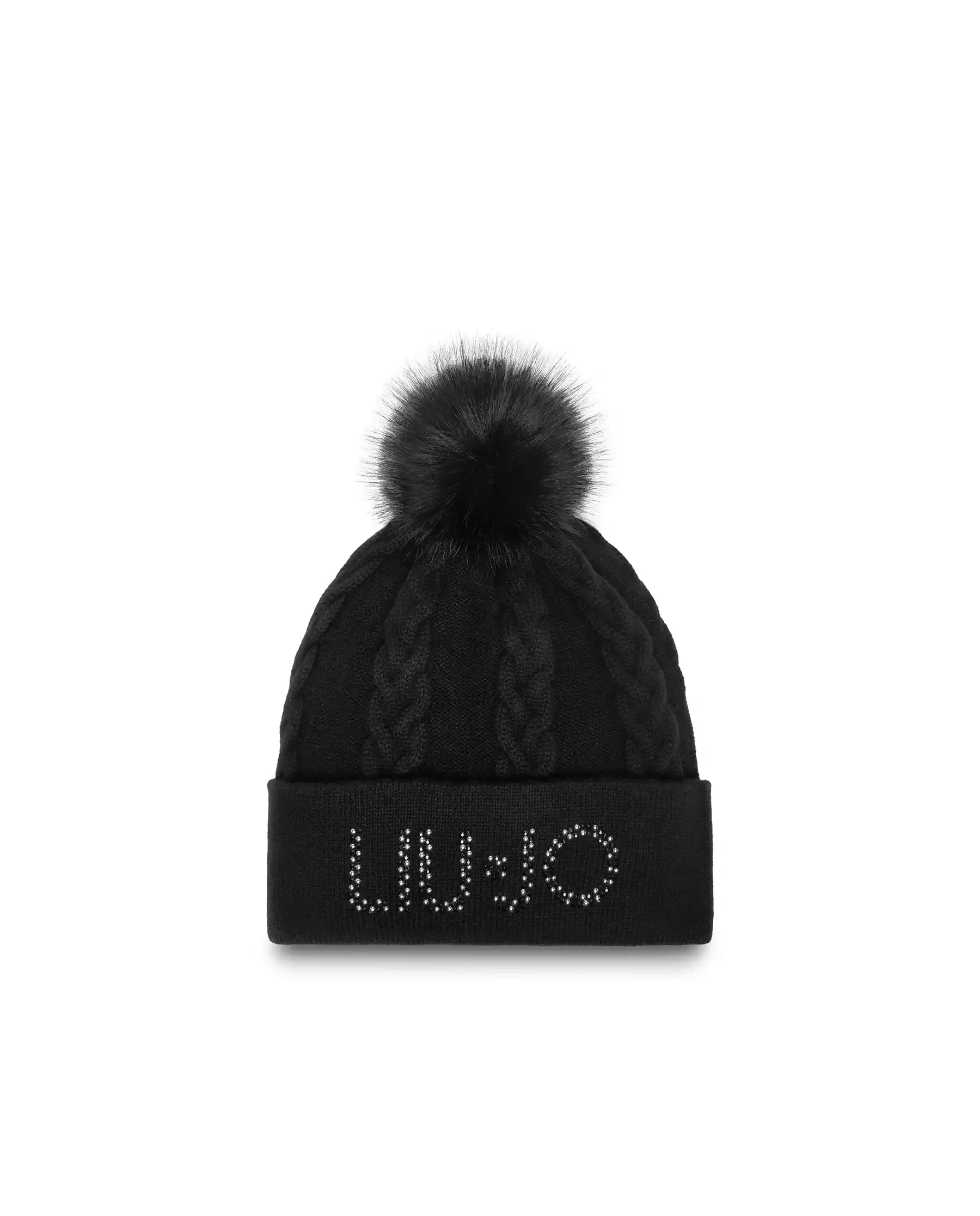 LIU JO BERRETTO CON PONPON NERO