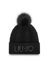 LIU JO BERRETTO CON PONPON NERO